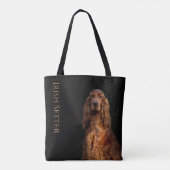Tote Bag Setter irlandais Fourre-tout (Dos)