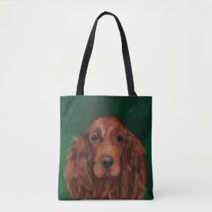 Tote Bag Setter irlandais rouge