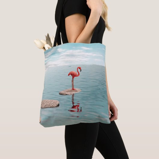 Tote Bag Seul – Équilibre silencieux (De près)