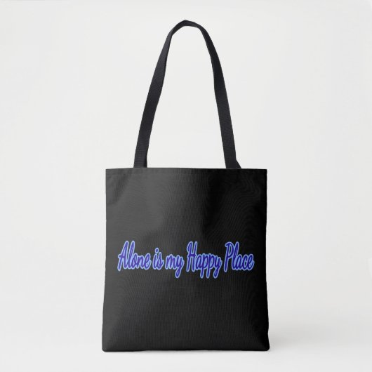 Tote Bag Seul est mon Happy Place (Devant)
