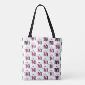 Tote Bag Seul le brave enseignement - Enseignant Fourre-tou (Dos)
