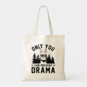 Tote Bag Seule la prévention du drame (Dos)
