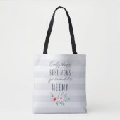 Tote Bag Seules les meilleures mamans sont promues à Meema (Devant)