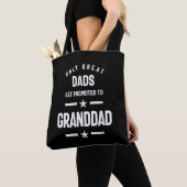 Tote Bag Seuls Les Grands Pères Sont Promus À Grand-Père |  (De près)