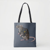 Tote Bag Sewer Punk Rat (Devant)