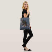 Tote Bag Sewer Punk Rat (Sur le modèle)