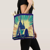 Tote Bag SF Église futuriste 3 (De près)