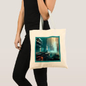 Tote Bag SF Futuristic City 3 (Devant (produit))
