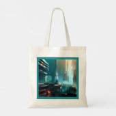 Tote Bag SF Futuristic City 3 (Dos)