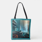 Tote Bag SF Futuristic City 3 (Dos)
