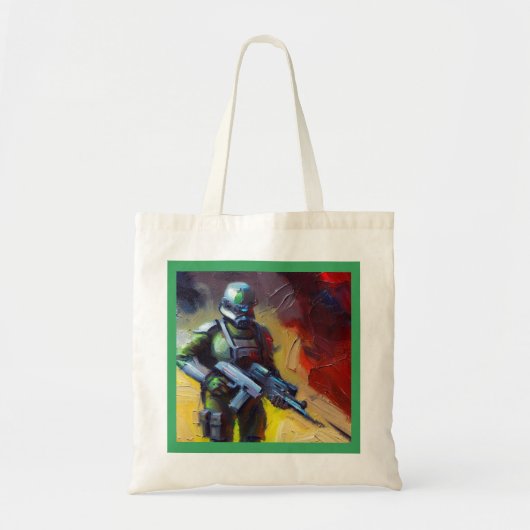 Tote Bag SF - Héros militaire 2 (Devant)
