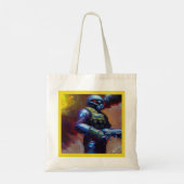 Tote Bag SF - Héros militaire 4 (Dos)