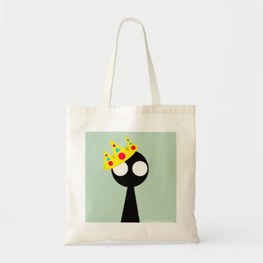 Tote Bag Shadow World - Le Roi "Bonjour là" (Devant)