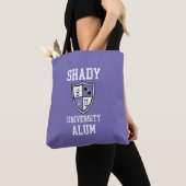 Tote Bag Shady University Alum grad periwinkle personnalisé (De près)