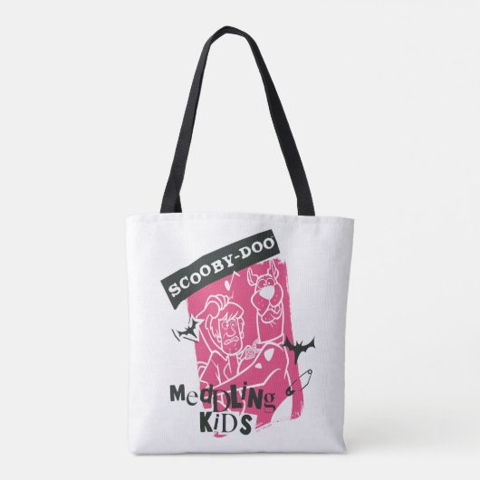 Tote Bag Shaggy and Scooby Doo Meddling Kids Punk Outline (Dos)