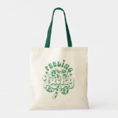 Tote Bag Shamrock chanceux | Fête de la Saint-Patrick (Dos)