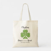 Tote Bag Shamrock dansant irlandais (Dos)