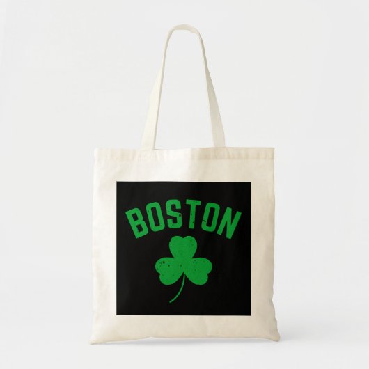 Tote Bag Shamrock de Boston Green Lucky (Devant)