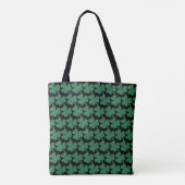 Tote Bag Shamrock irlandais Parties scintillant verte St. P (Dos)
