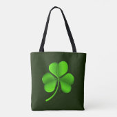 Tote Bag Shamrock vert sur stt vert foncé (Dos)