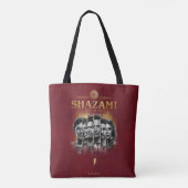 Tote Bag SHAZAM ! Furie des dieux | Bars photo de caractère (Dos)