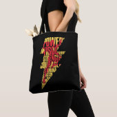 Tote Bag SHAZAM ! | Shazam Capacités Éclair Graphique (De près)
