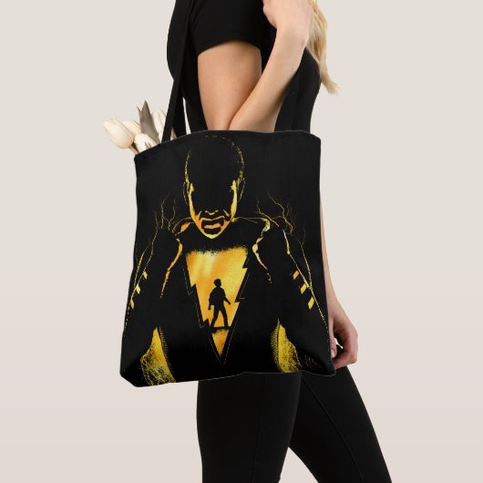 Tote Bag SHAZAM ! | Shazam et Billy Lightning Silhouette (De près)