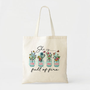 Tote Bag She Is Full Of Fire