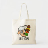 Tote Bag Sheep Kebab Funny Shish Kebab Pun (Devant)