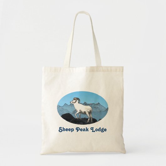 Tote Bag Sheep Peak Lodge (Devant)