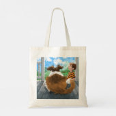 Tote Bag Sheldon et Davie Relaxing (Dos)