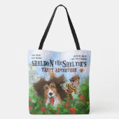 Tote Bag Sheldon le Sheltie (Dos)