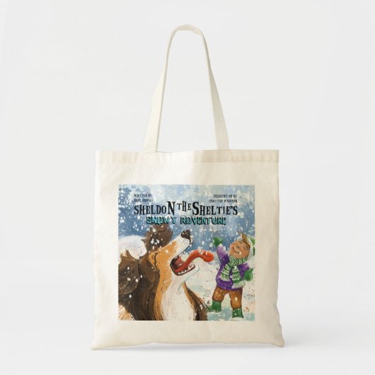 Tote Bag Sheldon le Sheltie (Devant)