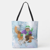 Tote Bag Sheldon le Sheltie et son garçon (Dos)