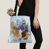 Tote Bag Sheldon le Sheltie et son garçon (De près)