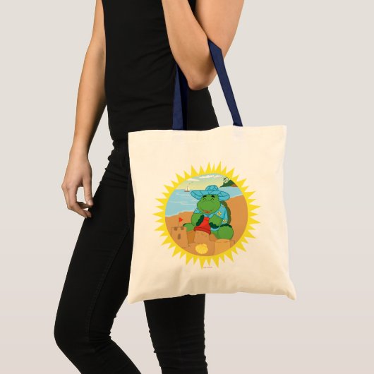 Tote Bag Sheldon sur la plage (Devant (produit))