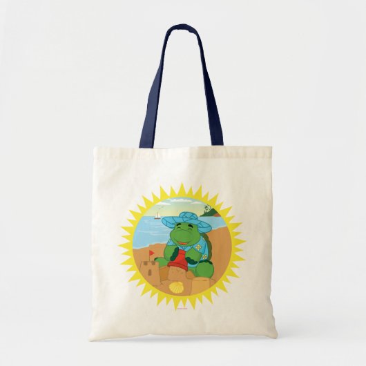 Tote Bag Sheldon sur la plage (Devant)