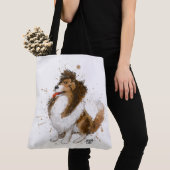 Tote Bag Sheldon the Sheltie (De près)