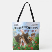Tote Bag Sheldon the Sheltie (Devant)