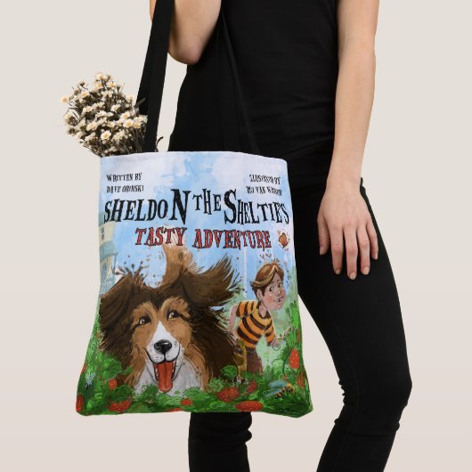 Tote Bag Sheldon the Sheltie (De près)