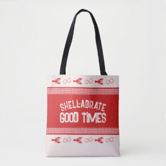 Tote Bag Shell-abrate Good Times Décontracté Seafood En vic