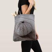 Tote Bag Shell sur un Tableau en bois (De près)