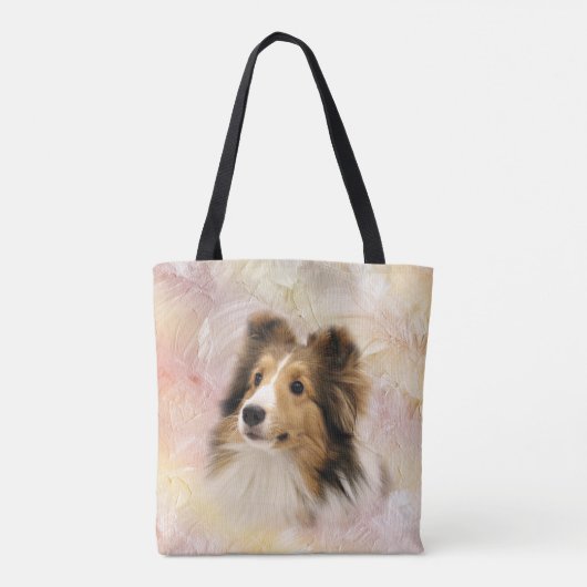 Tote Bag Sheltie font face (Dos)