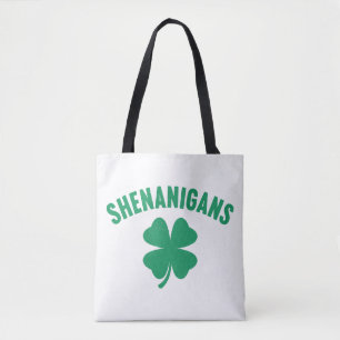 Tote Bag Shenanigans Shamrock Saint-Patrick Rétro