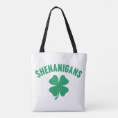 Tote Bag Shenanigans Shamrock Saint-Patrick Rétro (Dos)