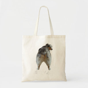Tote Bag Shepherd Love Dog Australian Shepard Kiss M