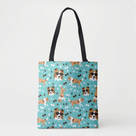 Tote Bag Shetland Sheepdog Sheltie Mini Collie (Devant)