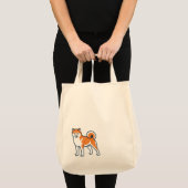 Tote Bag Shiba Inu ー Standing (Devant (produit))