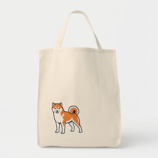 Tote Bag Shiba Inu ー Standing (Devant)