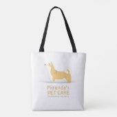 Tote Bag Shiba Inu Chien Soins pour animaux de compagnie as (Dos)